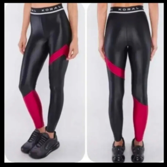 KORAL Appeal High-Rise Limitless Lustrous Leggings Size Medium New With Tags - Picture 1 of 9